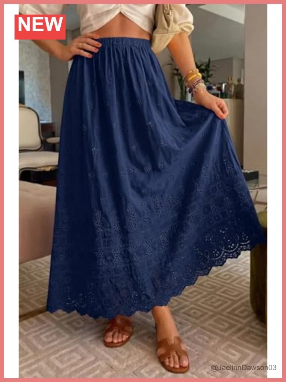 N/A boho eyelet